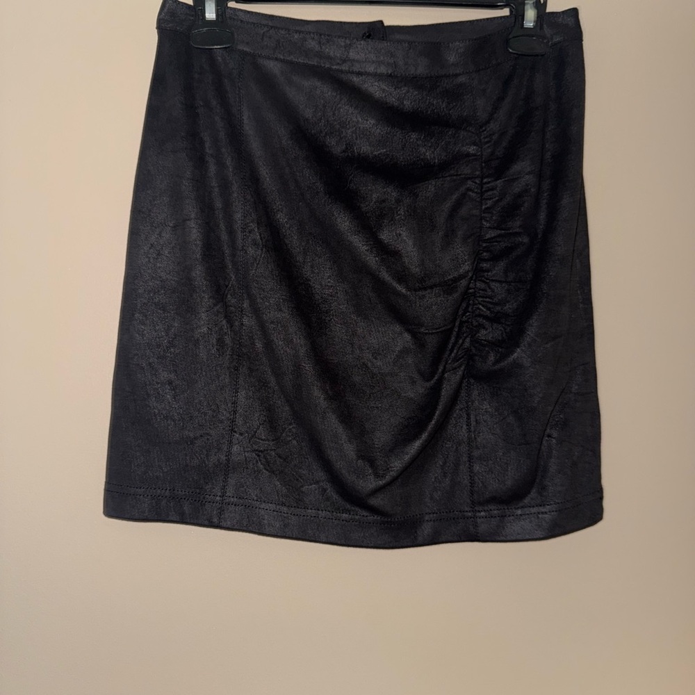 Free People Black Mini Skirt